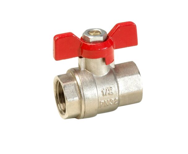 SL10104 FF Ball Valve with Butterfly Handle