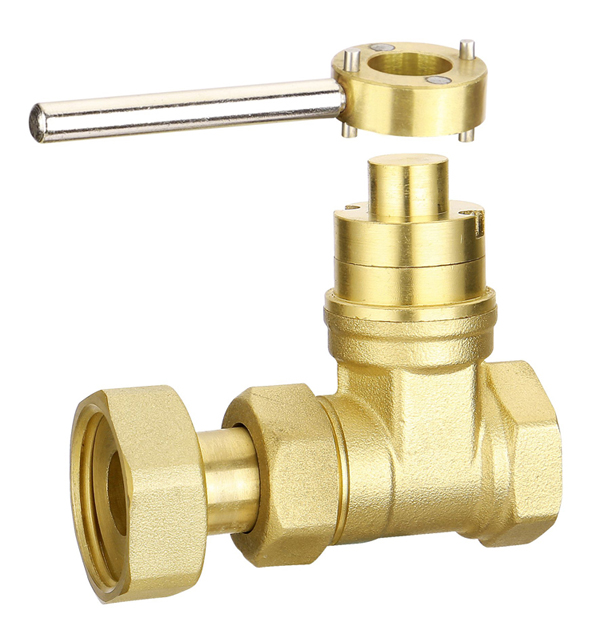 SL12603 Lock Gate Valve with Union