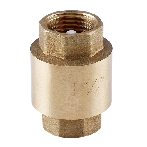 SL13601 Brass Spring Check Valve with Plastic Insert